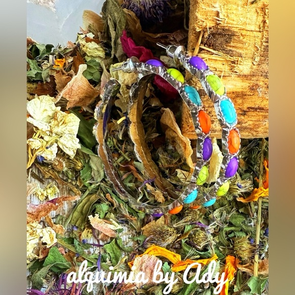 Alquimia Colorful Gemstone Earrings - Picture 1 of 1
